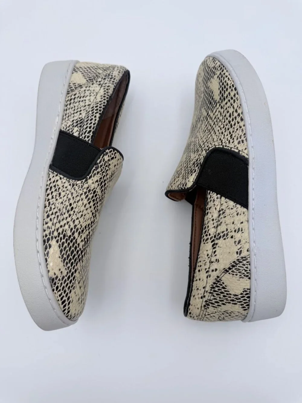 Vionic Women’s Slip-On Sneakers  Snake Print Comfort Shoes Stylish Supportive 6